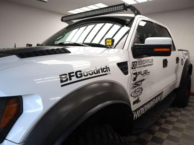 F-150 SVT ラプター フルカスタム whippleスーパーチャージャー700hpキット fabtec4インチリフトアップ iconビレットアッパーアーム fuel ZEPHYR18インチAW BFグッドリッチkm3 37×(27枚目)