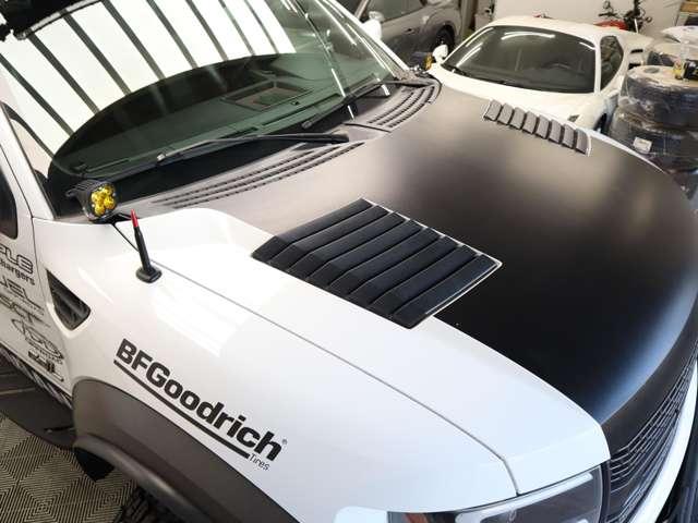 F-150 SVT ラプター フルカスタム whippleスーパーチャージャー700hpキット fabtec4インチリフトアップ iconビレットアッパーアーム fuel ZEPHYR18インチAW BFグッドリッチkm3 37×(32枚目)