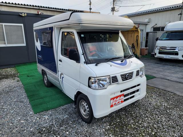 NT100クリッパートラック  インディ727 キャンピング オートマチック ポータブルナビ バックカメラ ETC ドライブレコーダー 乗車定員4人就寝4人 ポップアップルーフ FFヒーター インバーター 12ヶ月走行距離無制限保証(47枚目)