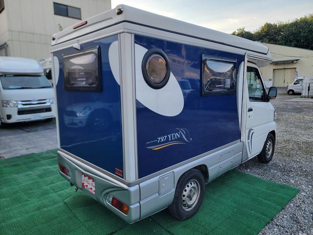 NT100クリッパートラック  インディ727 キャンピング オートマチック ポータブルナビ バックカメラ ETC ドライブレコーダー 乗車定員4人就寝4人 ポップアップルーフ FFヒーター インバーター 12ヶ月走行距離無制限保証(54枚目)