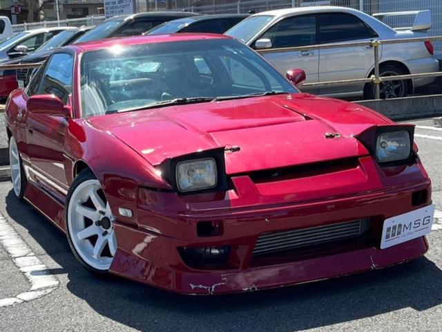 １８０ＳＸ タイプＸ　車高調　マフラー　機械式ＬＳＤ　ロールケージ　フルエアロ（2枚目）