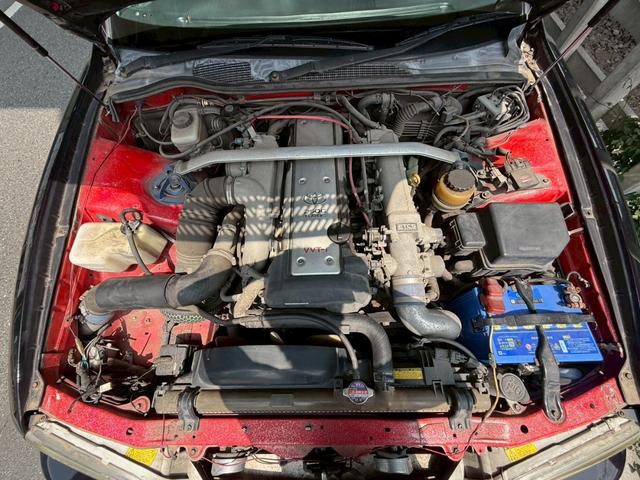 チェイサー ツアラーＶ　純正５速　セミバケ　フルエアロ　社外ホイール　車高調（46枚目）