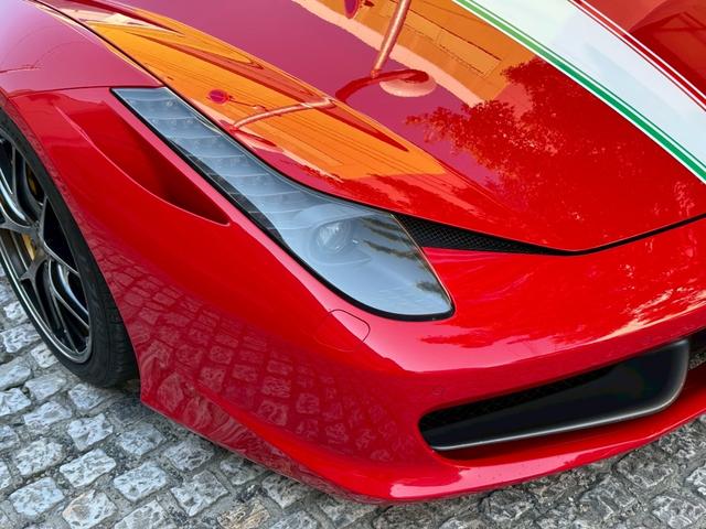 ４５８スパイダー ベースグレード　カーボンＬＥＤステアリング　フロントリフター　バックカメラ　ＢＢＳアルミホイール　パワーシート　イエローレブカウンター（13枚目）