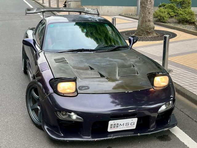 ＲＸ－７ タイプＲＢバサースト　純正５速　前置きＩＣ　社外ラジエター　パワーＦＣ　車高調（6枚目）