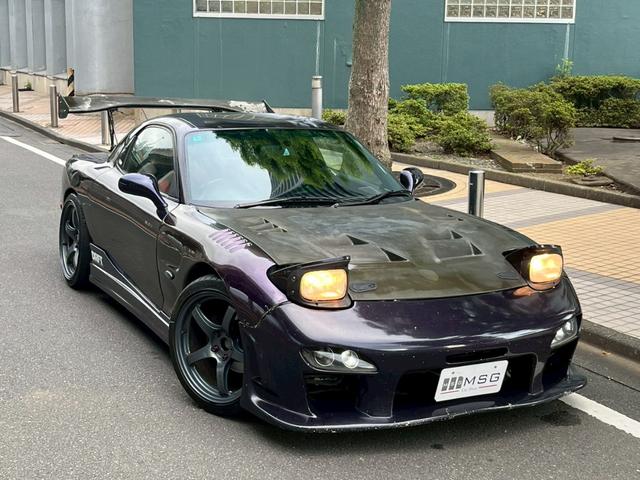 ＲＸ－７ タイプＲＢバサースト　純正５速　前置きＩＣ　社外ラジエター　パワーＦＣ　車高調（7枚目）