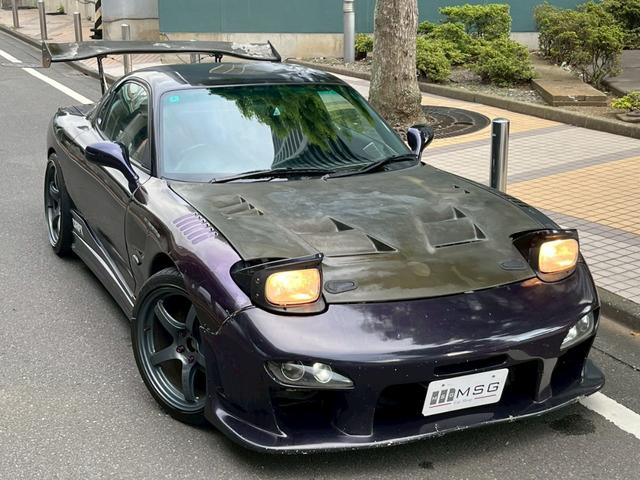 ＲＸ－７ タイプＲＢバサースト　純正５速　前置きＩＣ　社外ラジエター　パワーＦＣ　車高調（8枚目）
