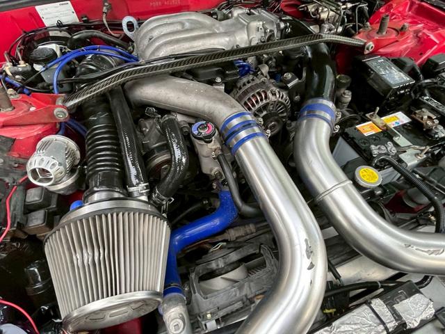 ＲＸ－７ タイプＲＢバサースト　純正５速　前置きＩＣ　社外ラジエター　パワーＦＣ　車高調（29枚目）