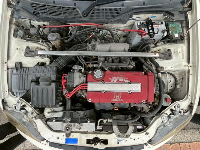 シビック タイプR 車高調 アルミラジエター P1RacingAW 社外マフラー(9枚目)