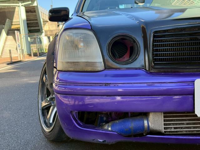 プログレ ＮＣ２５０　ウォールナットパッケージ　４ＡＴ→５ＭＴ公認　トラストタービン　車高調　社外アーム　前置きＩＣ　社外マフラー　追加メーター　オールペン（16枚目）