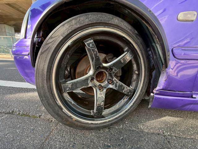 プログレ ＮＣ２５０　ウォールナットパッケージ　４ＡＴ→５ＭＴ公認　トラストタービン　車高調　社外アーム　前置きＩＣ　社外マフラー　追加メーター　オールペン（24枚目）