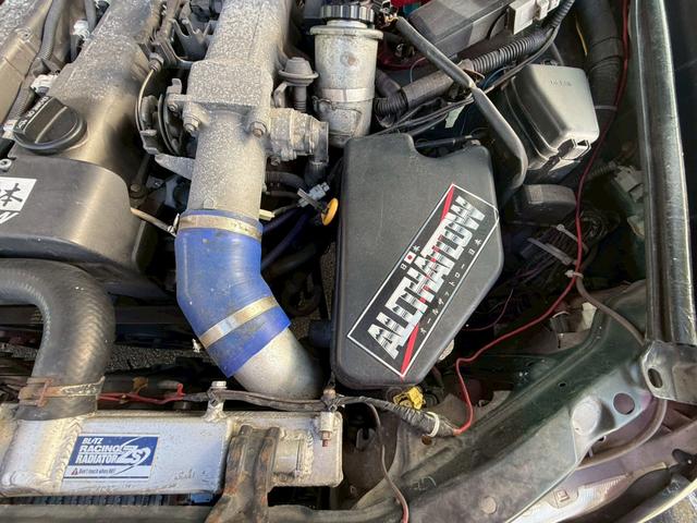 プログレ ＮＣ２５０　ウォールナットパッケージ　４ＡＴ→５ＭＴ公認　トラストタービン　車高調　社外アーム　前置きＩＣ　社外マフラー　追加メーター　オールペン（42枚目）