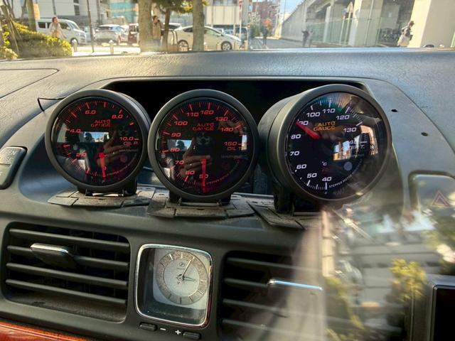 プログレ ＮＣ２５０　ウォールナットパッケージ　４ＡＴ→５ＭＴ公認　トラストタービン　車高調　社外アーム　前置きＩＣ　社外マフラー　追加メーター　オールペン（57枚目）