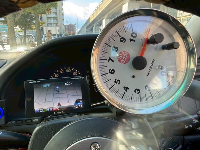 プログレ ＮＣ２５０　ウォールナットパッケージ　４ＡＴ→５ＭＴ公認　トラストタービン　車高調　社外アーム　前置きＩＣ　社外マフラー　追加メーター　オールペン（58枚目）