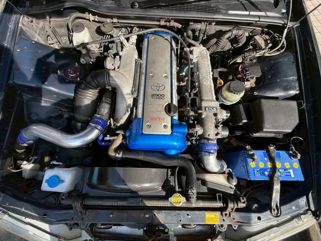チェイサー ツアラーＶ　アバンテ２．５ベース　１ＪＺ－ＧＴＥ　５速公認　前置きＩＣ　フルエアロ　ＡＭＥアルミホイール（41枚目）