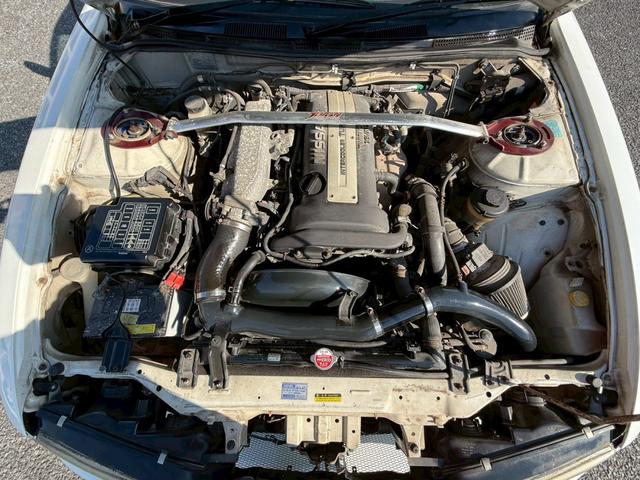 シルビア Ｋ’ｓ　純正５速　社外マフラー　車高調　ｓｐａｒｃｏステアリング　カロッツェリアナビ　ＥＴＣ　ダッシュボードカバー　エアクリ（37枚目）