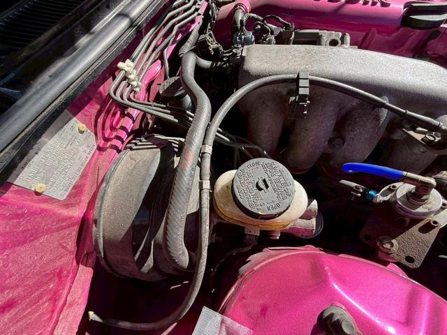 シルビア Ｑ’ｓ　純正５速　フレームペイント　ＢＲＩＤＥフルバケ　社外ステアリング　社外マフラー　Ｄｅｆｉメーター　　４連追加メーター　延長ロアアーム　前置きインタークーラー　エアクリ（55枚目）