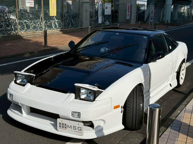 １８０ＳＸ タイプＸ　純正５速　Ｓ１４タービン　ブーストアップ仕様　機械式ＬＳＤ　車高調　切れ角アップ（21枚目）