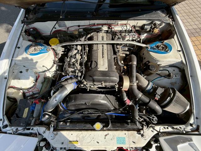 １８０ＳＸ タイプＸ　純正５速　Ｓ１４タービン　ブーストアップ仕様　機械式ＬＳＤ　車高調　切れ角アップ（45枚目）