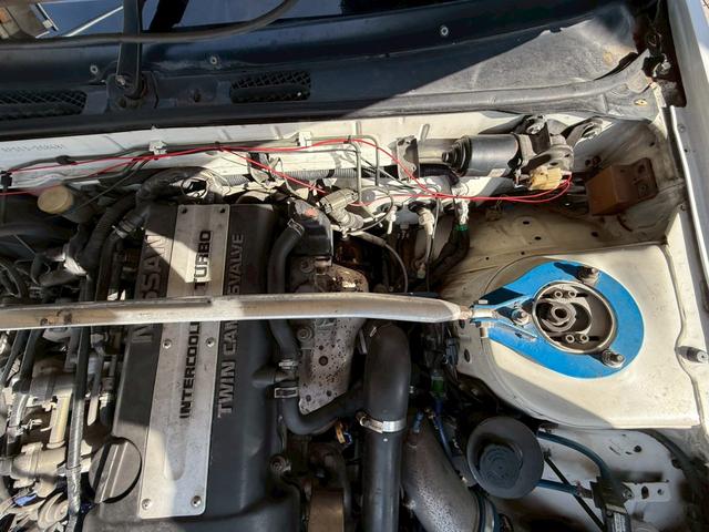 １８０ＳＸ タイプＸ　純正５速　Ｓ１４タービン　ブーストアップ仕様　機械式ＬＳＤ　車高調　切れ角アップ（50枚目）