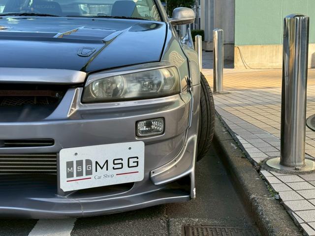 スカイライン 25GT-Xターボ 純正5速 URASフルエアロ 社外マフラー 車高調 RECAROシート(8枚目)