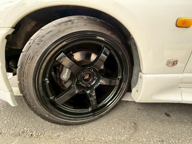 スカイライン GT-R 社外マフラー エアクリ BLTZ車高調 ナルディステアリング インパネカーボンパネル レカロセミバケ RAYSホイール18インチ(65枚目)