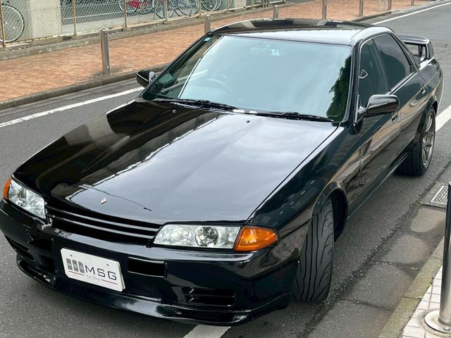 スカイライン ＧＴＳ－４　ＲＢ２６ＤＥＴＴ公認　４ドアＧＴＲ仕様　前置きＩＣ　ブーストアップ　社外マフラー　車高調　ニスモメーター　マインズ３連メーター（7枚目）