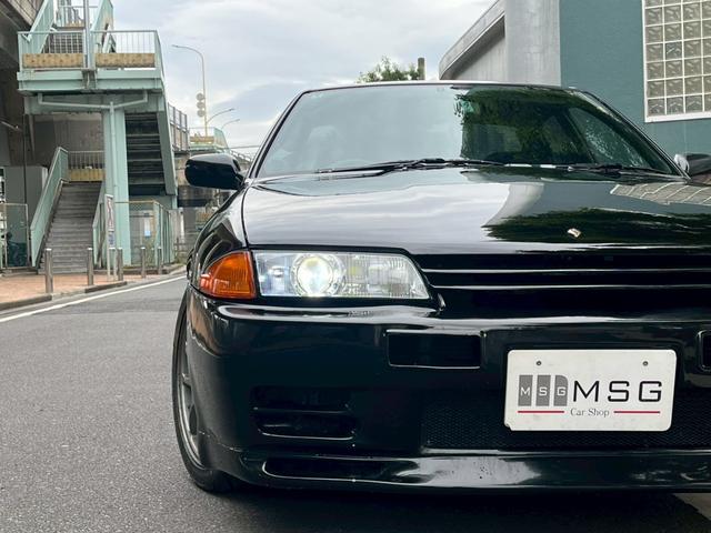 スカイライン ＧＴＳ－４　ＲＢ２６ＤＥＴＴ公認　４ドアＧＴＲ仕様　前置きＩＣ　ブーストアップ　社外マフラー　車高調　ニスモメーター　マインズ３連メーター（21枚目）