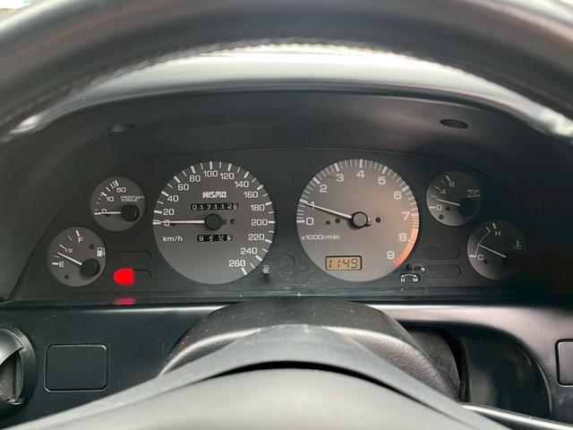 スカイライン ＧＴＳ－４　ＲＢ２６ＤＥＴＴ公認　４ドアＧＴＲ仕様　前置きＩＣ　ブーストアップ　社外マフラー　車高調　ニスモメーター　マインズ３連メーター（26枚目）