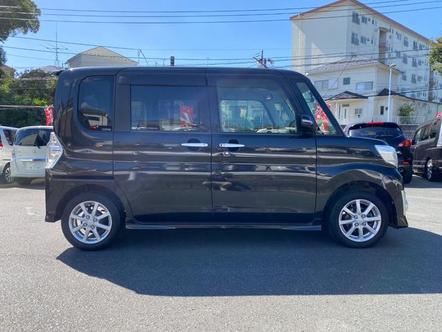 タント カスタムX スマートセレクションSA スマートキー 左側パワースライドドア ナビ 地デジTV フリップダウンモニター ETC プッシュスタート バックカメラ Bluetooth オートライト(4枚目)