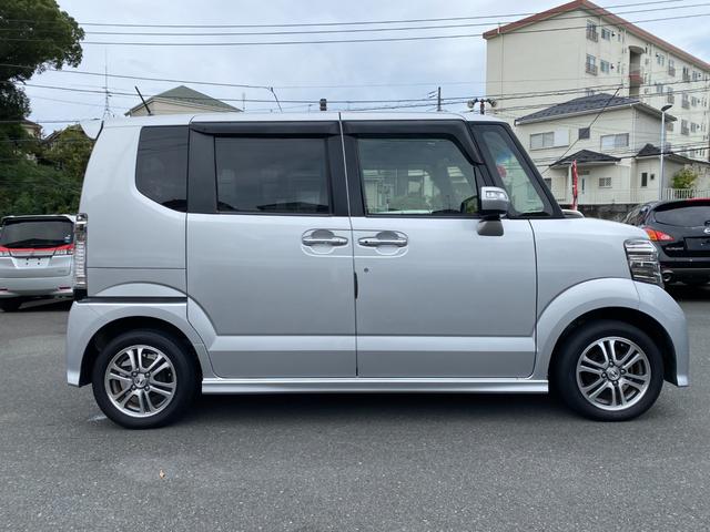 N-BOXカスタム G・Lパッケージ 左側パワースライドドア ナビ 地デジTV Bluetooth ドラレコ ETC スマートキー オートライト(4枚目)