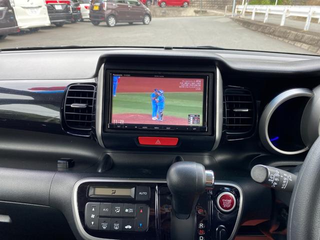 N-BOXカスタム G・Lパッケージ 左側パワースライドドア ナビ 地デジTV Bluetooth ドラレコ ETC スマートキー オートライト(10枚目)