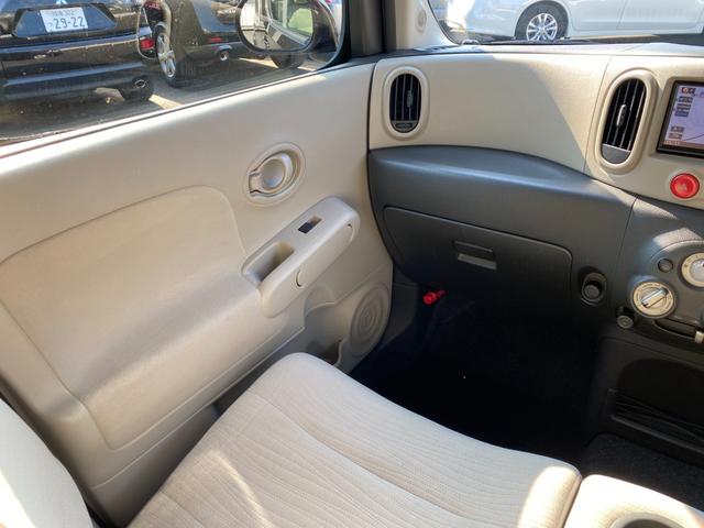 キューブ 15X スマートキー プッシュスタート ETC ナビ 地デジTV 取説 記録簿(26枚目)