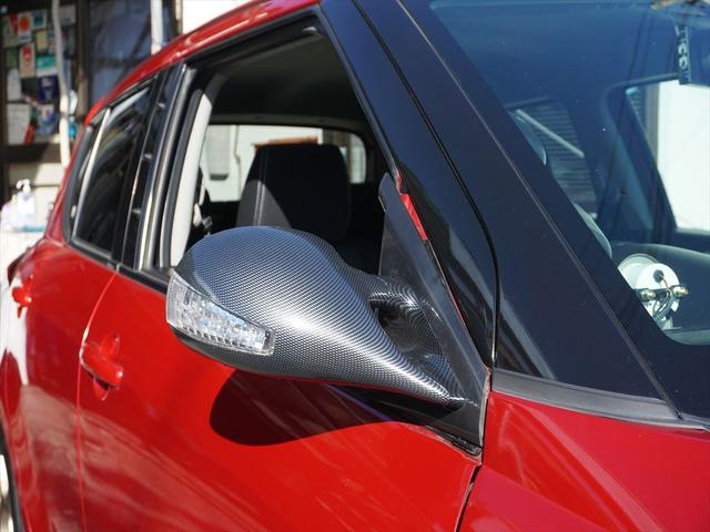 スイフト ＲＳ　禁煙車　カーボンボンネット　３連メーター　車高調　マフラー　ストラットタワーバー　外ドアミラー　ＺＥＲＯ１０００パワーフィルター　ＳチューンＥＣＵ　外マフラー　１６インチアルミ　ＥＴＣビッグスロットル（26枚目）