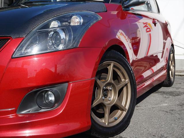 スイフト ＲＳ　禁煙車　カーボンボンネット　３連メーター　車高調　マフラー　ストラットタワーバー　外ドアミラー　ＺＥＲＯ１０００パワーフィルター　ＳチューンＥＣＵ　外マフラー　１６インチアルミ　ＥＴＣビッグスロットル（31枚目）