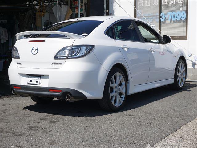 アテンザスポーツ ２５Ｚ　禁煙車　スマートキー２個　６速マニュアル　ＨＩＤライト　ハーフレザーシート　運転席パワーシート　純正１８インチアルミ　プッシュ式スタート（8枚目）