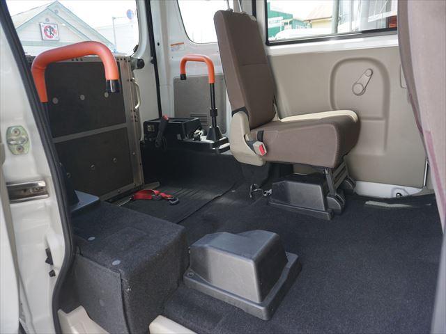 エブリイ 　福祉車両車いす移動車助手席側リヤシート付スロープ電動ウィンチ　手すり　４人乗り　ウィンチリモコンカロッツェリアナビ　キーレス　禁煙車　５ＧＳ　セカンド発進付　１年保証（52枚目）