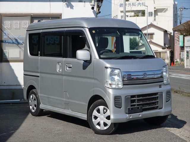 エブリイワゴン 　福祉車両車いす移動車分割式リヤシート　電動ウィンチ　ウィンチリモコン　車両非課税　スマートキー２個　エクリプスナビ　取説保証書　リヤヒーター　手すり　１年保証（6枚目）