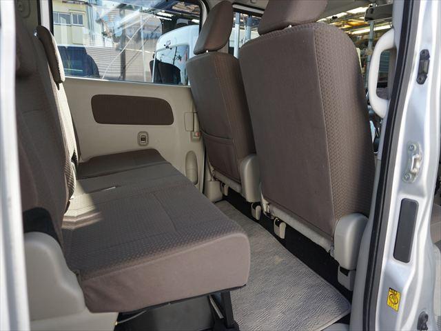エブリイワゴン 　福祉車両車いす移動車分割式リヤシート　電動ウィンチ　ウィンチリモコン　車両非課税　スマートキー２個　エクリプスナビ　取説保証書　リヤヒーター　手すり　１年保証（62枚目）