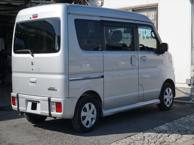 エブリイワゴン 　福祉車両車いす移動車分割式リヤシート　電動ウィンチ　ウィンチリモコン　車両非課税　スマートキー２個　エクリプスナビ　取説保証書　リヤヒーター　手すり　１年保証（73枚目）