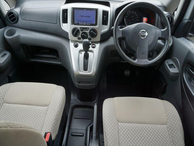 NV200バネットワゴン 福祉車両チェアキャブスロープ車いす2基 手すり 6人乗り 左オートステップ エクリプスナビバックカメラ 取説保証書 ETC(15枚目)