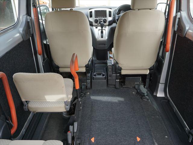 NV200バネットワゴン 福祉車両チェアキャブスロープ車いす2基 手すり 6人乗り 左オートステップ エクリプスナビバックカメラ 取説保証書 ETC(29枚目)