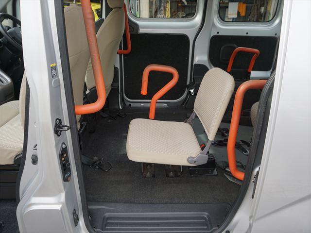 NV200バネットワゴン 福祉車両チェアキャブスロープ車いす2基 手すり 6人乗り 左オートステップ エクリプスナビバックカメラ 取説保証書 ETC(50枚目)