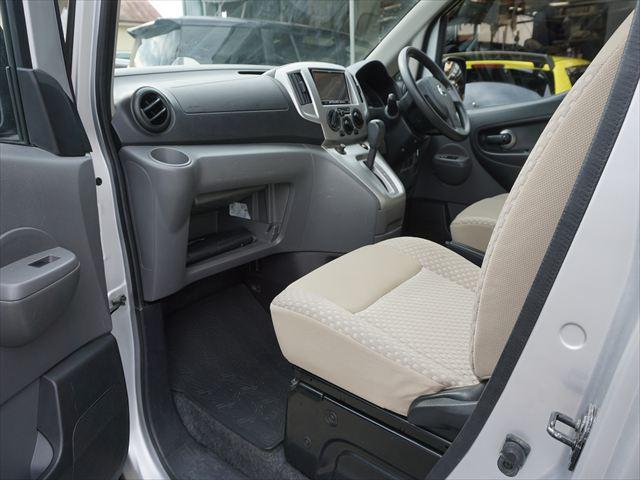 NV200バネットワゴン 福祉車両チェアキャブスロープ車いす2基 手すり 6人乗り 左オートステップ エクリプスナビバックカメラ 取説保証書 ETC(52枚目)