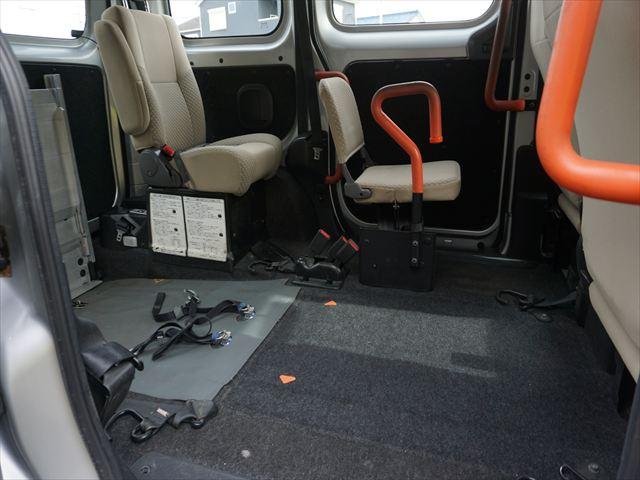 NV200バネットワゴン 福祉車両チェアキャブスロープ車いす2基 手すり 6人乗り 左オートステップ エクリプスナビバックカメラ 取説保証書 ETC(57枚目)