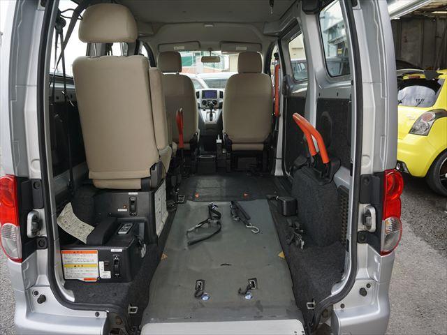 NV200バネットワゴン 福祉車両チェアキャブスロープ車いす2基 手すり 6人乗り 左オートステップ エクリプスナビバックカメラ 取説保証書 ETC(68枚目)