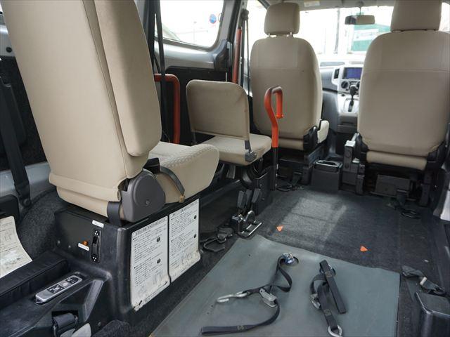 NV200バネットワゴン 福祉車両チェアキャブスロープ車いす2基 手すり 6人乗り 左オートステップ エクリプスナビバックカメラ 取説保証書 ETC(69枚目)