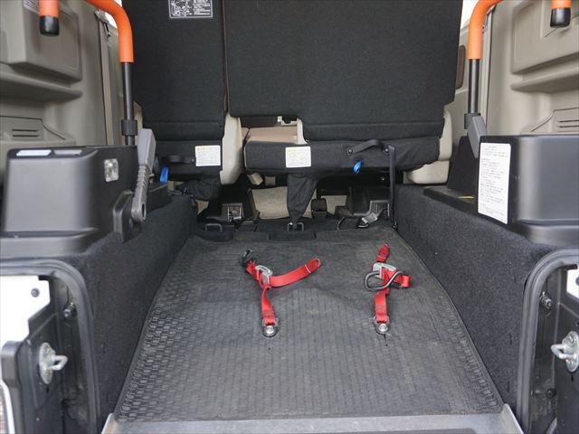 エブリイワゴン 福祉車両車いす移動車分割式リヤシート電動ウィンチ スマートキー 保証書 走行49423キロ 1年保証(35枚目)
