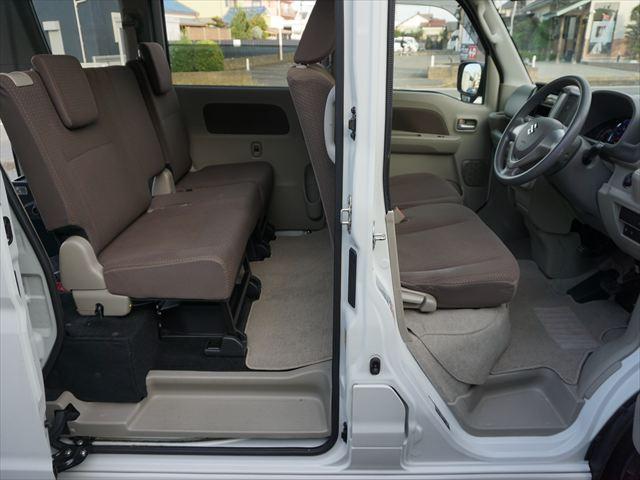 エブリイワゴン 福祉車両車いす移動車分割式リヤシート電動ウィンチ スマートキー 保証書 走行49423キロ 1年保証(41枚目)