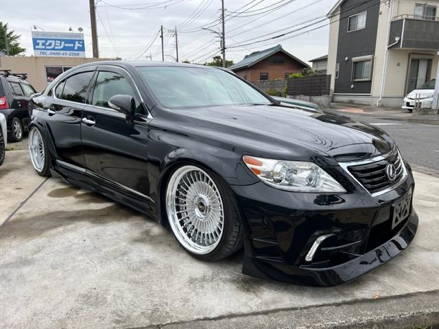 レクサス ＬＳ ＬＳ４６０ バージョンＵ 加工フルエアロ ブリスター＆オーバーフェンダーの中古車｜グーネット中古車