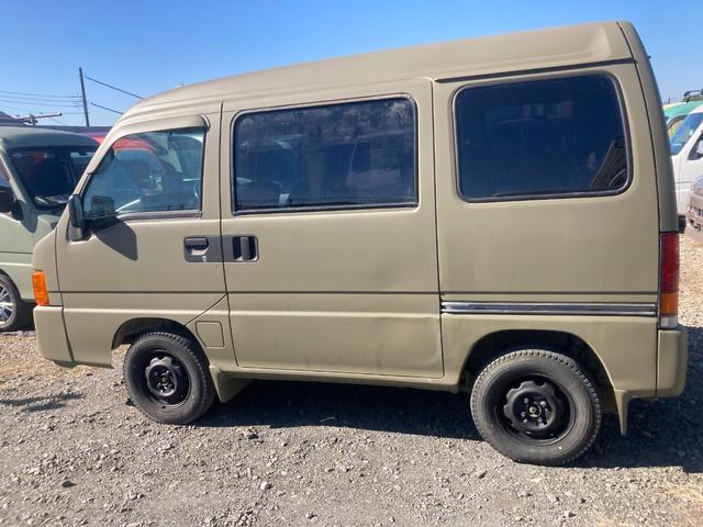 サンバーディアス ベース 5速MT スイッチ切替式4WD エアコン パワステ パワーウインドウ 後席分割シート 後席ヒーター 大型リアアンダーミラー タイミングベルト交換済み 色替(5枚目)